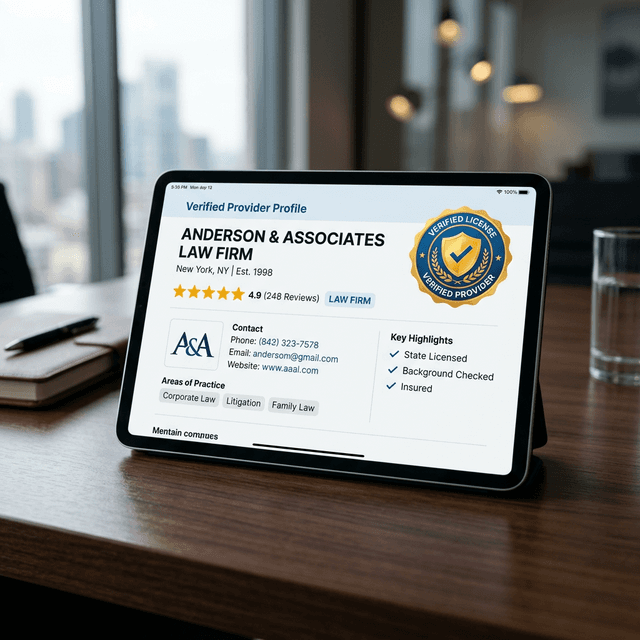 Vetted Provider Network